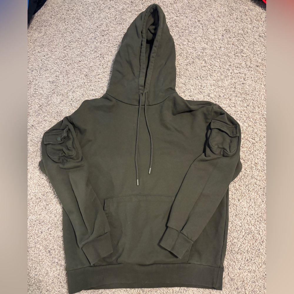 Forever 21 Olive Green Men's Hoodie